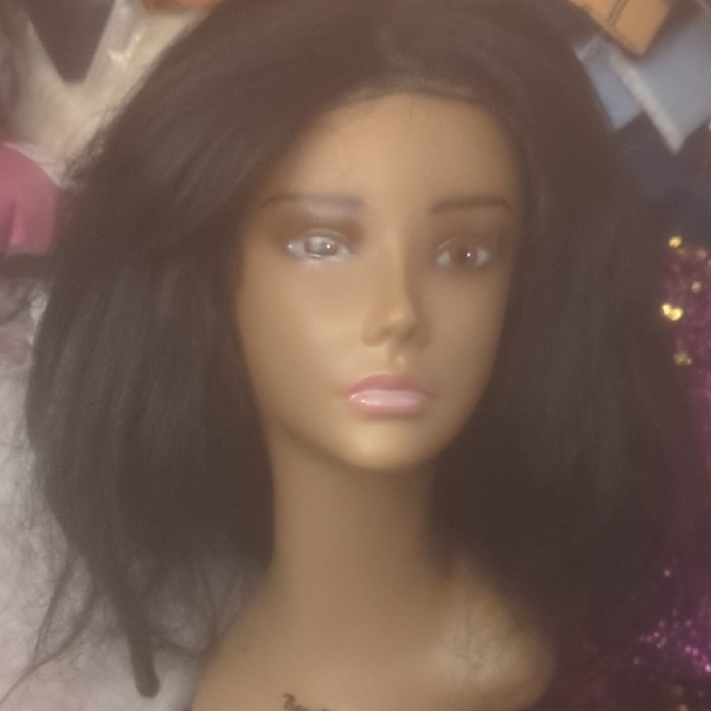 Just USA Voluminous Black Wig